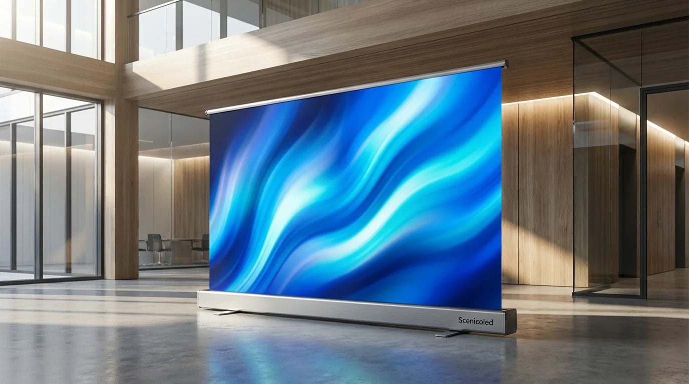 Scenicoled Premium LED Rolling Display Banner