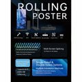 FusionLink Rolling Poster - Smart Digital LED Banner for Exhibitions